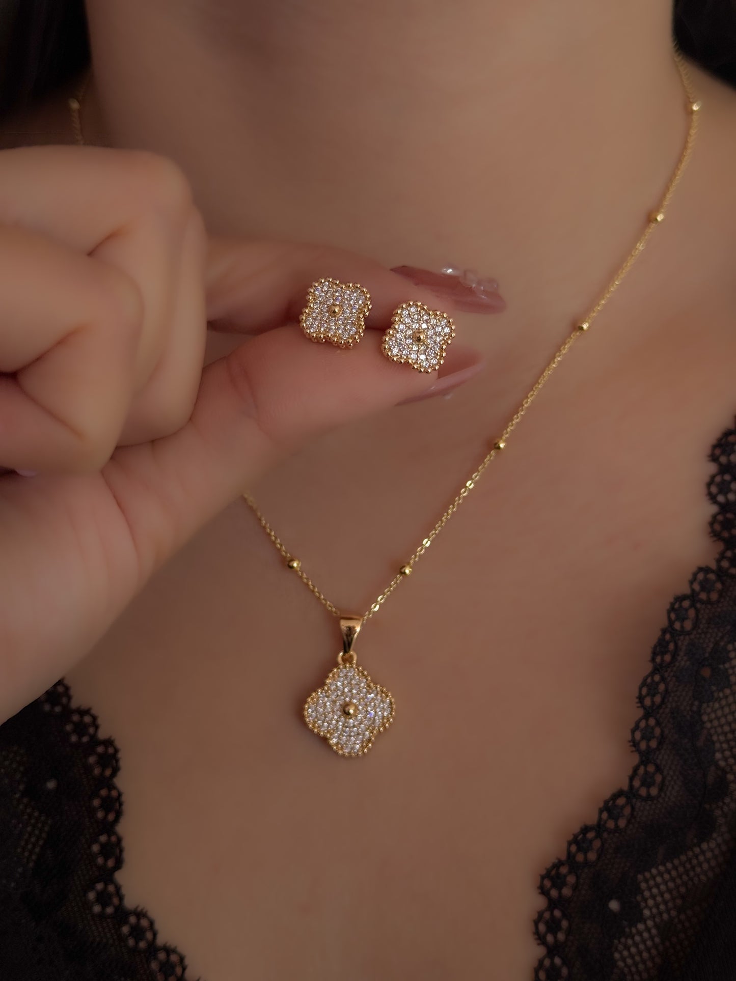 Set Haru (aretes & collar)