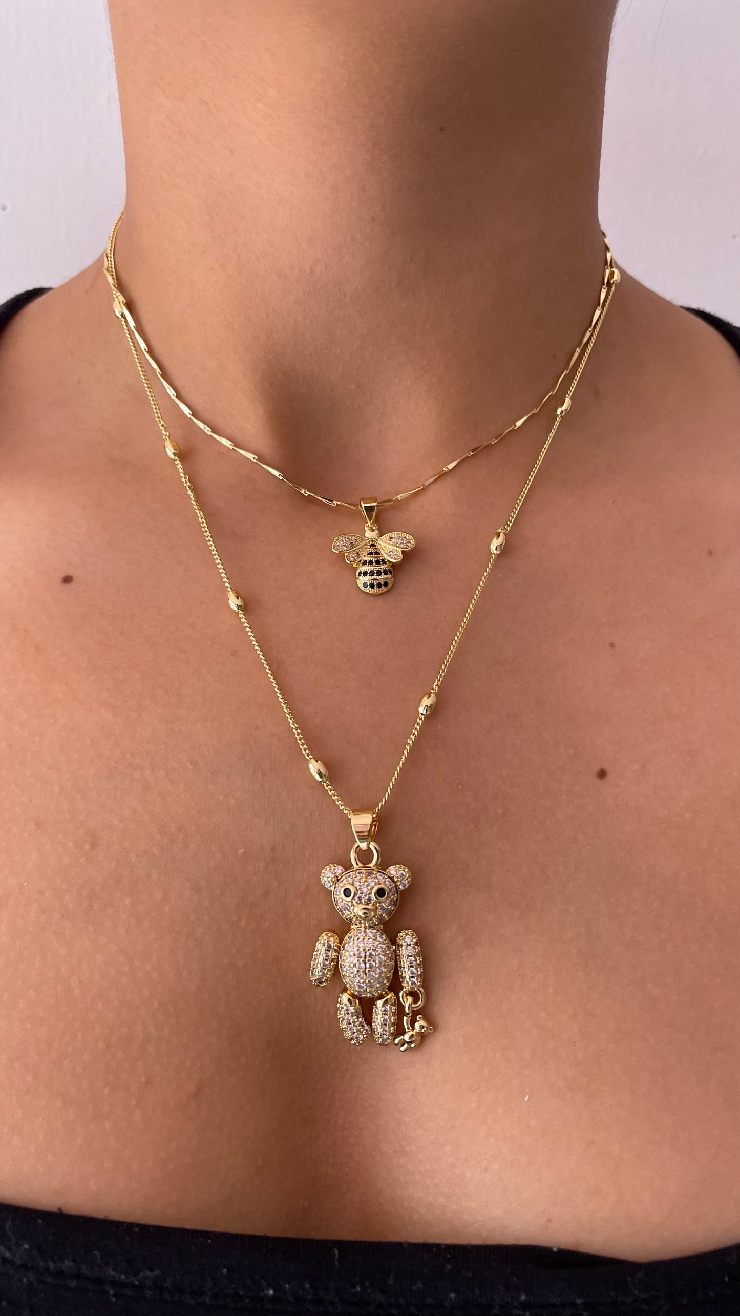 COLLAR ABEJA CH & COLLAR TEDDY