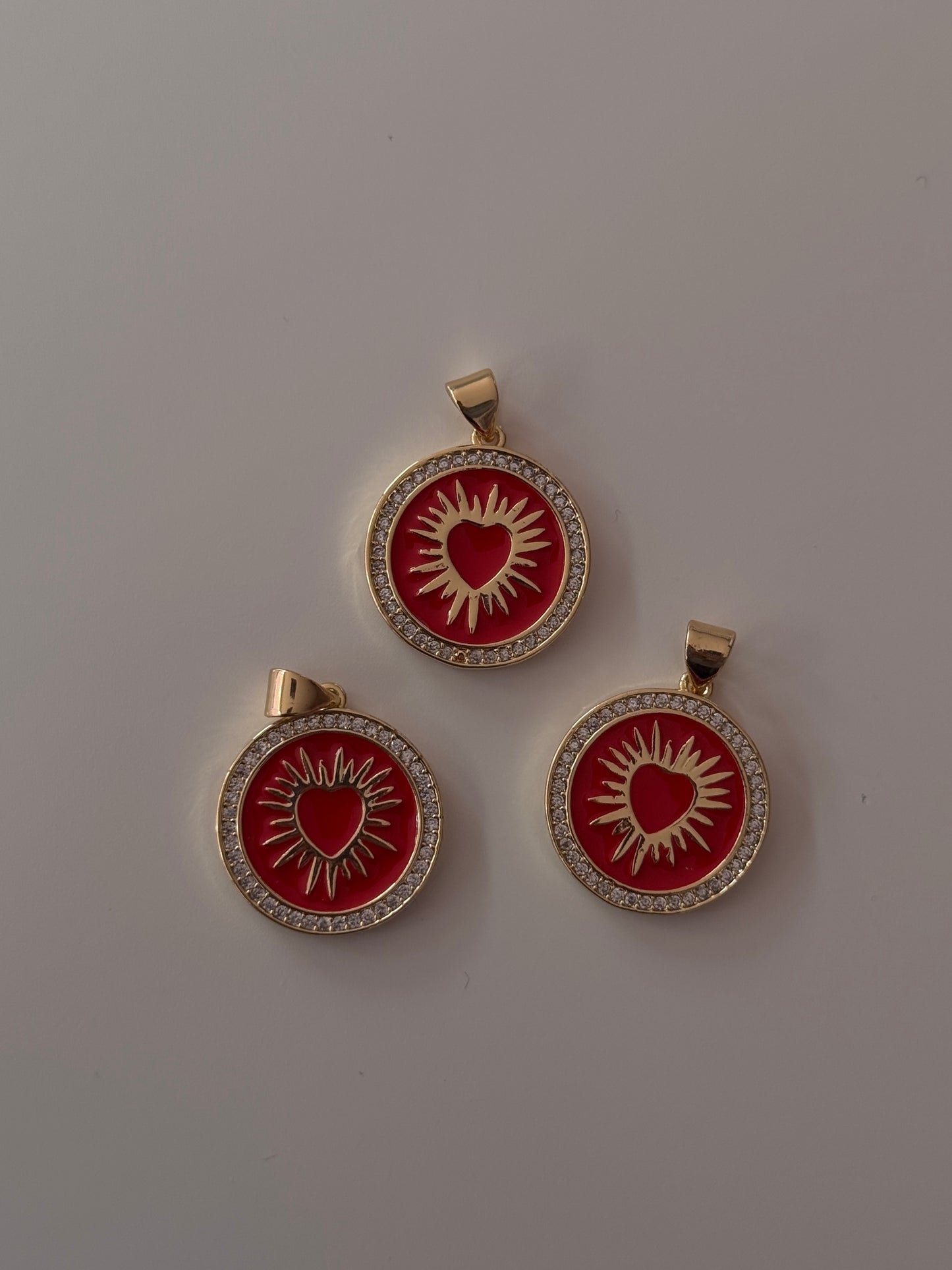 DIJE CORAZON ROJO