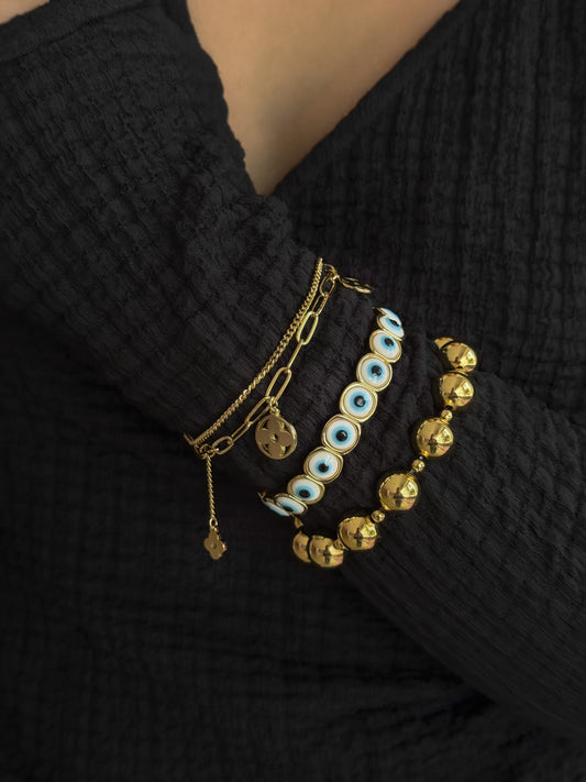 PULSERA ALBANIA, PULSERA FLO & PULSERA IRIS