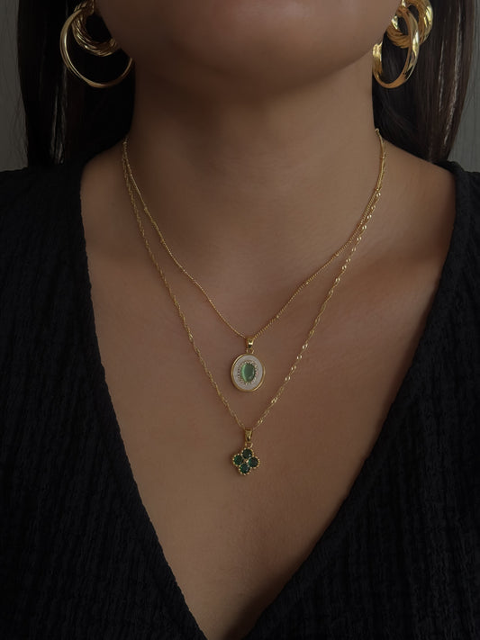 COLLAR GREEN & COLLAR EMMA