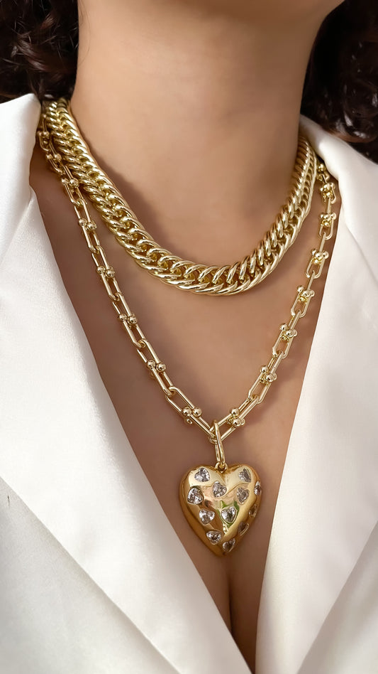 Collar karlota (corazon)