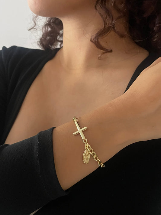 Pulsera cruz