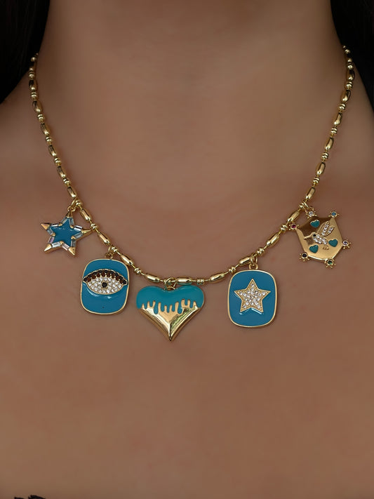 COLLAR AQUA