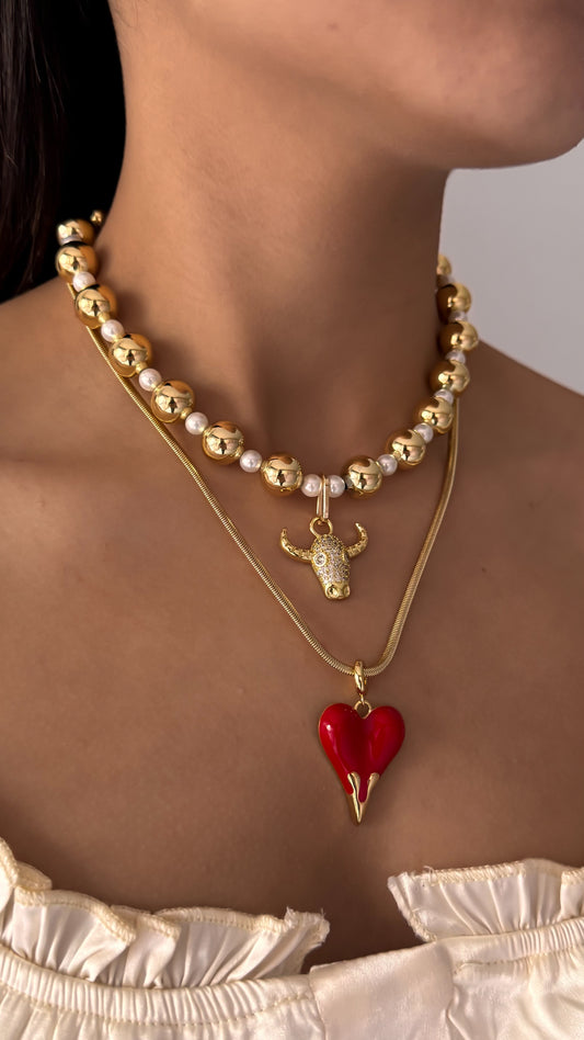 COLLAR TORO & COLLAR EVANGELINA
