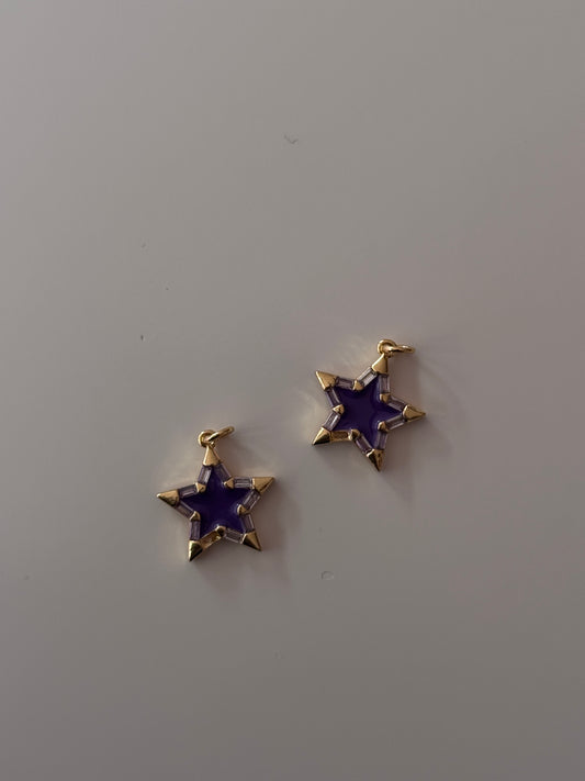 DIJE ESTRELLA MORADO